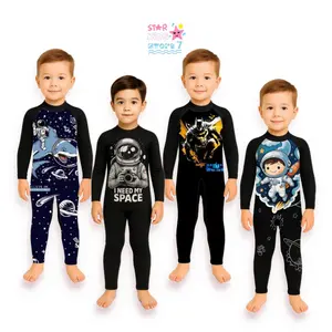 baju renang anak lengan panjang anak laki laki super hero Sport