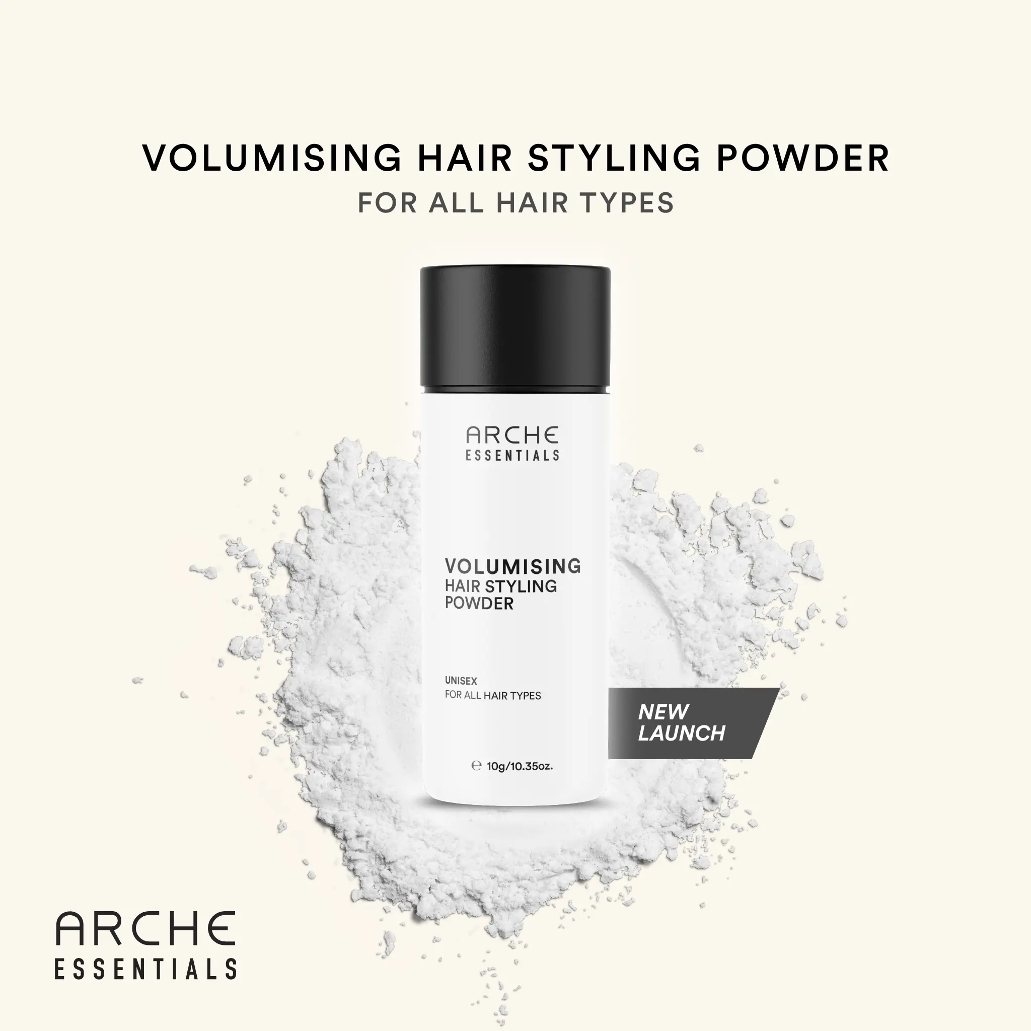 [SG60 DEALS] ARCHE Essentials Volumising Hair Styling Powder & Hair Spray Set - Mattifying & Easy Wash Off - All Hair Types - CNY Gift - Haircare