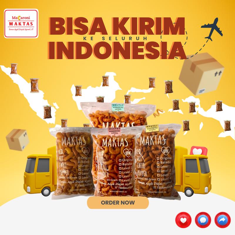 MAKARONI MAKTAS KEMASAN 1KG TERLARIS TERMURAH 1