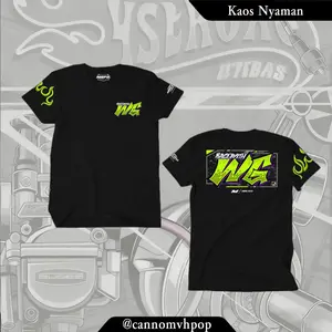 Kaos Motor Sport WG｜Tampilan Street Racing Keren｜Cocok untuk Pecinta Balap & Modifikasi Motor