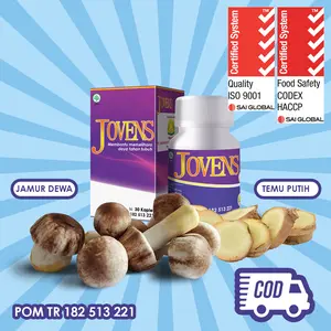 Agaric Jovens Herbal - Ekstrak Jamur Dewa dan Temu Putih 100% Asli