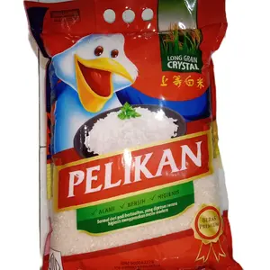 Pelikan Beras Pelikan 5 Kg Beras Premium Rice Bubur Alami Bersih Long Grain Crystal Higienis Food Nasi