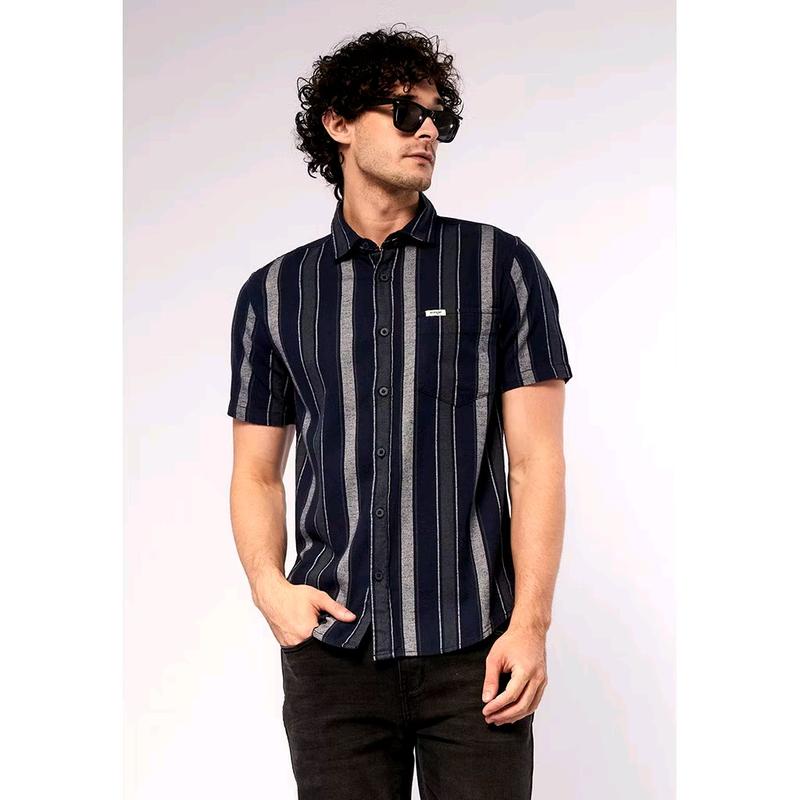 Kemeja Wrangler CAIN 07P24 slimfit Pria 0