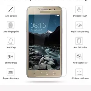 Tempered Glass S4M J7 Prime Anti gores kaca Bening