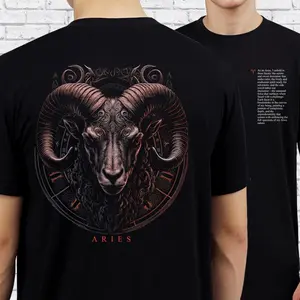 Kaos tshirt pakaian fashion street untuk pria. Kaos katun lembut berkualitas tinggi. Hitam Katun pola konstelasi