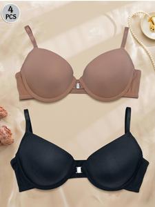 BRQ6070B Sostén de Mujer con Broche al Frente en Copa B Dos Colores y Tallas Diferentes para Comodidad y EstilO