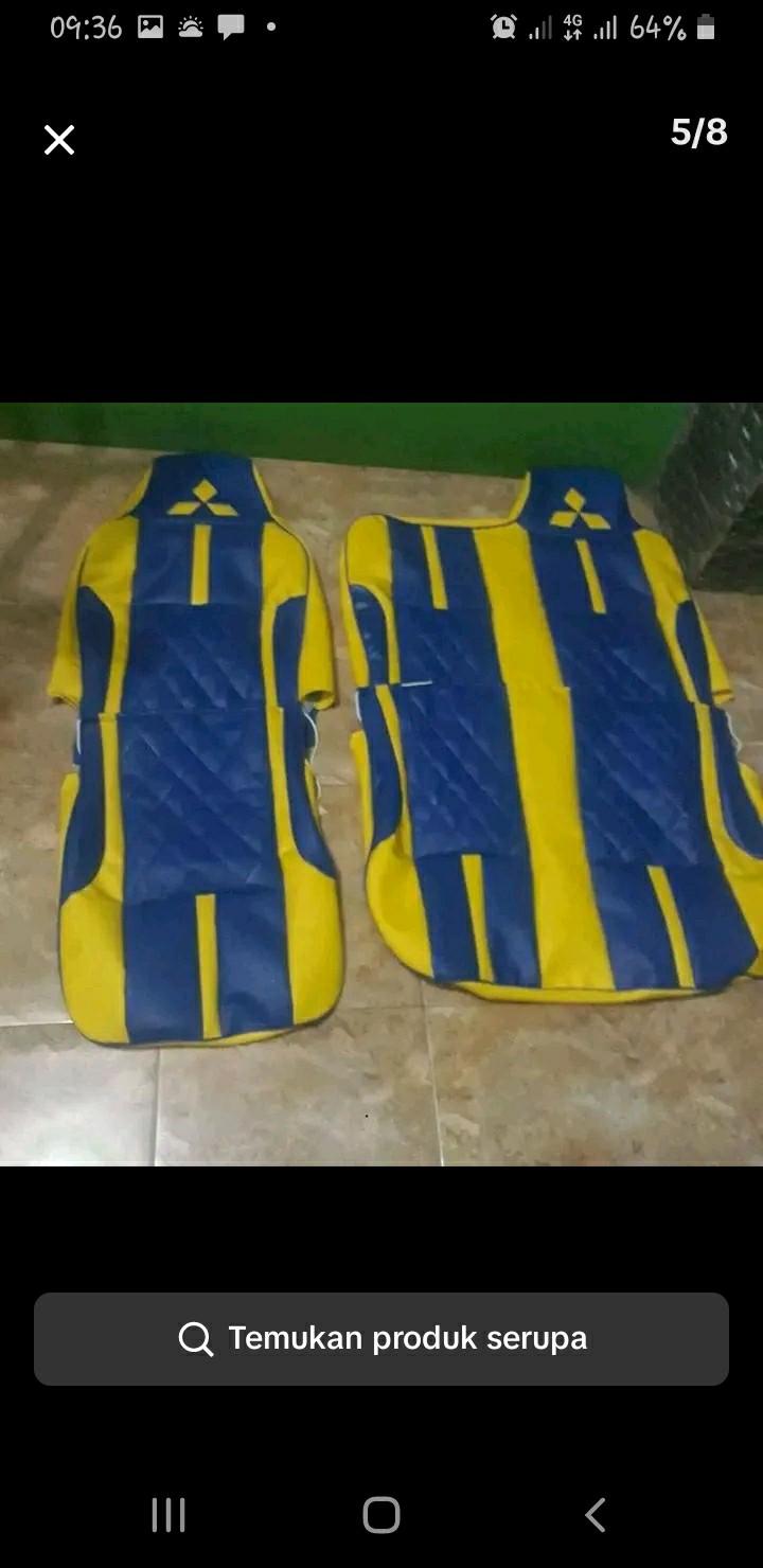 Product Introduction of sarung jok cover jok mobil truk canter ful busa desain simpel dan elegan Car kendaraan mudah di pasang 3