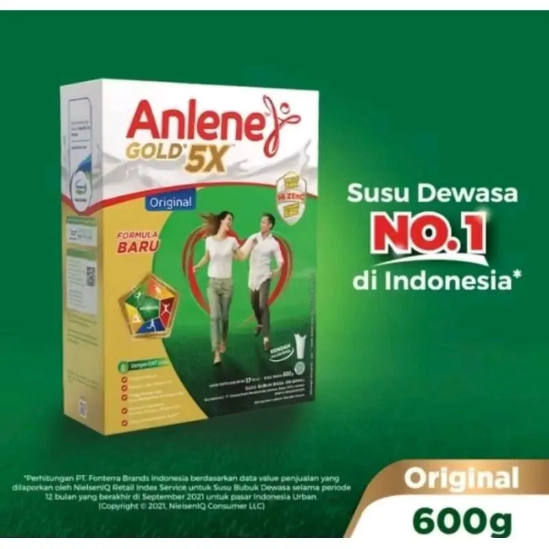 Anlene Gold 5x Susu Bubuk Dewasa - Susu Anlene Gold