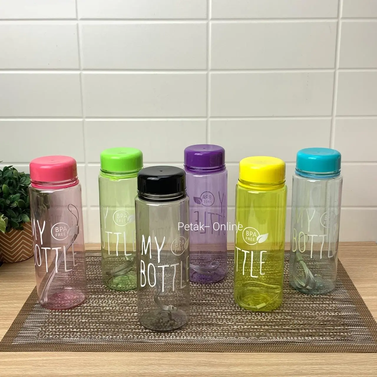 My Bottle Plastik 500 ml/ Botol Plastik Bulat || Tanpa Kemasan