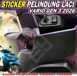 STICKER LACI VARIO 125 NEW 2026 GEN 3 / STICKER LACI VARIO STREET NEW 2026 GEN 3 CARBON 3D DOP