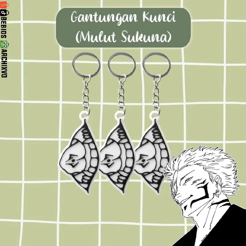 Gantungan Kunci Jujutsu Kaisen Ryomen Sukuna 0