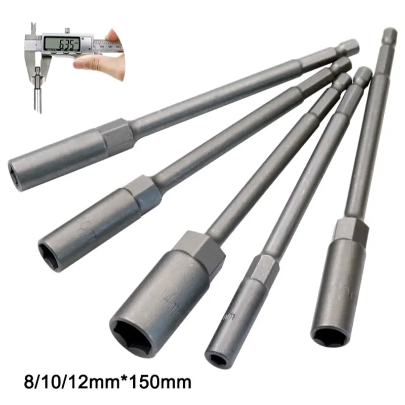 mata shock panjang 8mm 10mm 12mm mata shock hexagonal adaptor impact Wrench JLD APR GTOOLS 1