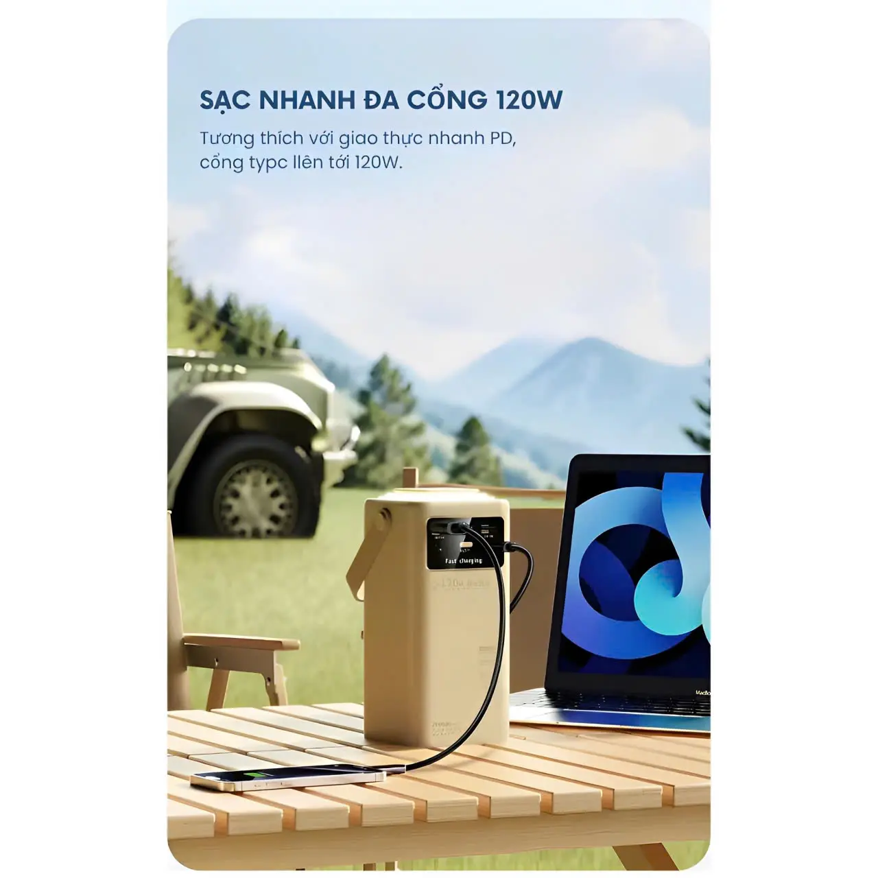 ( Sạc Siêu Nhanh ) Sạc Dự Phòng HB06  80.000MAH , Sạc Siêu Nhanh 22.5w / 120w, Tích Hợp Đèn Pin  , Hiển Thị Đèn Led ,Bảo Hành 24 Tháng [ Đổi trả bất kỳ lý do gì ] Phụ Kiện Điện Thoại Pin Dự Phòng | BigBuy360 - bigbuy360.vn