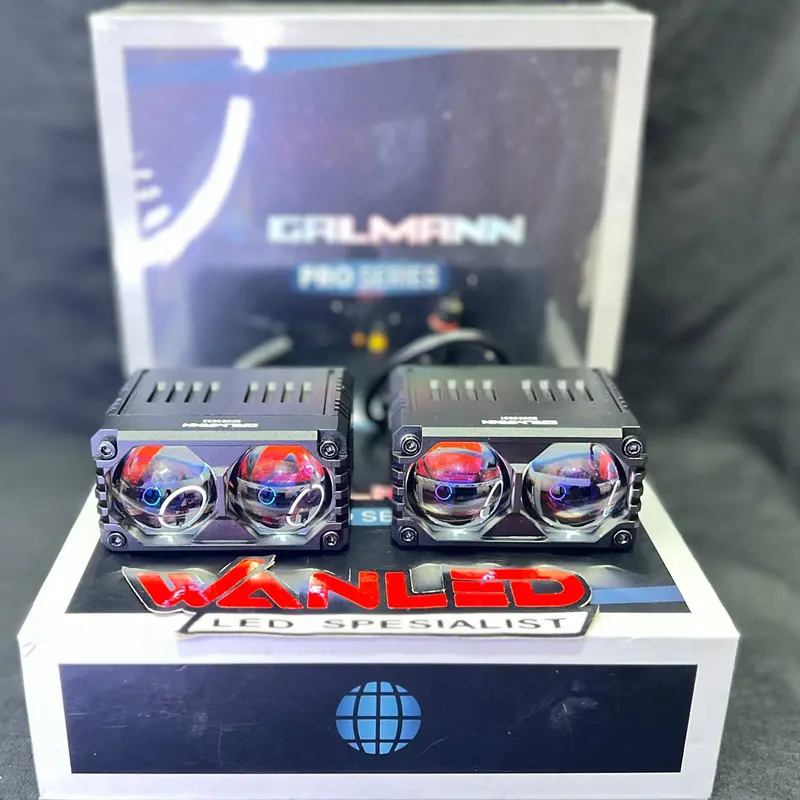 MINI LASER 2 MATA GALMAN PRO SERIES HARGA SEPASANG LAMPU SOROT KABUT 100 WATT 0