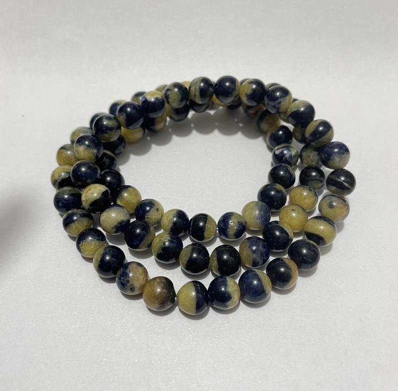 Vòng Tay Đẹp, Đá Sodalite Pha Lê, 10mm 0