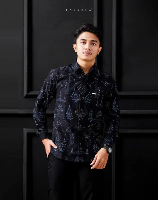 batik couple sarimbit Wanita Pasangan Baju Dress Keluarga Seragam Dewasa 4
