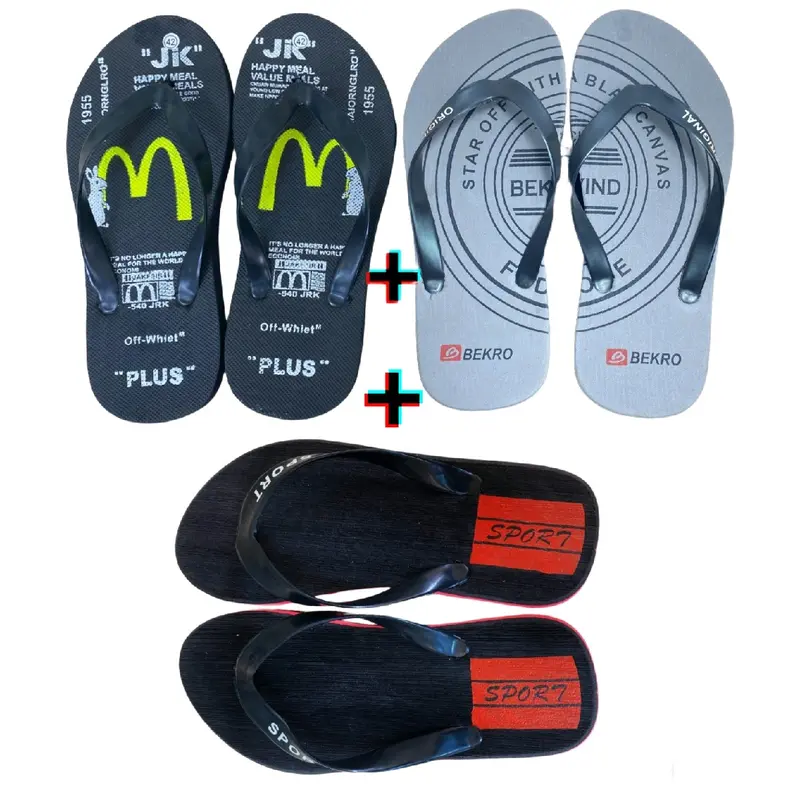 PAKET HEMAT - SANDAL JEPIT PRIA KEKINIAN MEWAH ELEGAN DAN NYAMAN DIPAKAI antiselip fleksibel ringan Murah, BELI 3 BISA DI MIX Sendal Karet 8