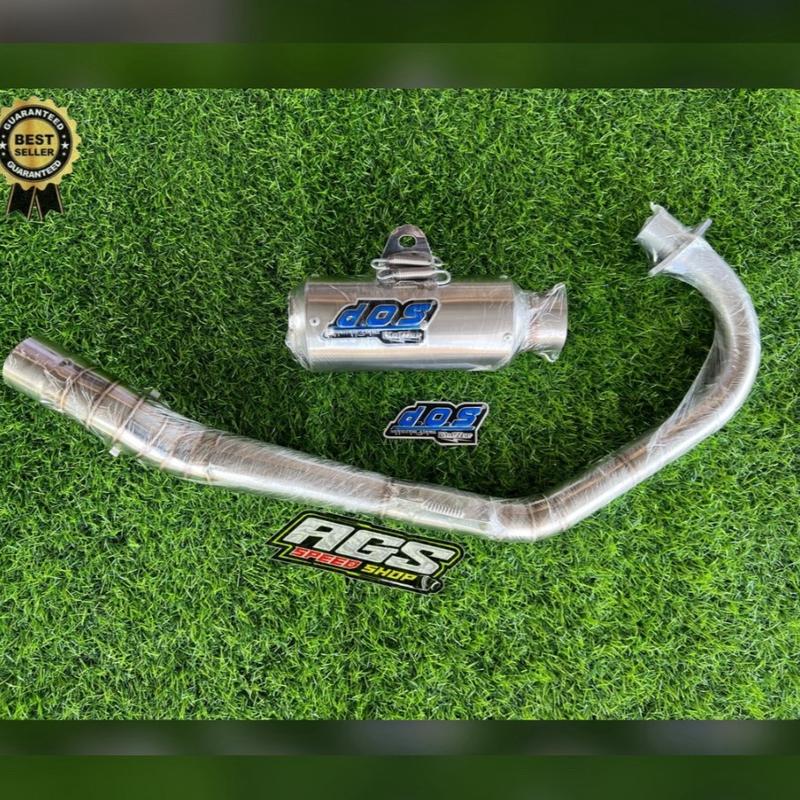 Knalpot D.O.S • SATRIA FU//MXKING//JUPMX//SONIC//CBR150//MP//TIGER//VIXION Inlet 50 Out 60 Motorcycle Kendaraan Mesin 4