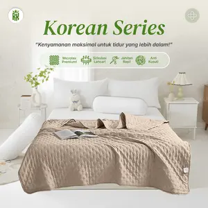 RAJA Selimut Saja Korean Style Warna Polos Halus & Lembut Kain Microtex / Bedcover Only 120x200 160x200 180x200 [12]