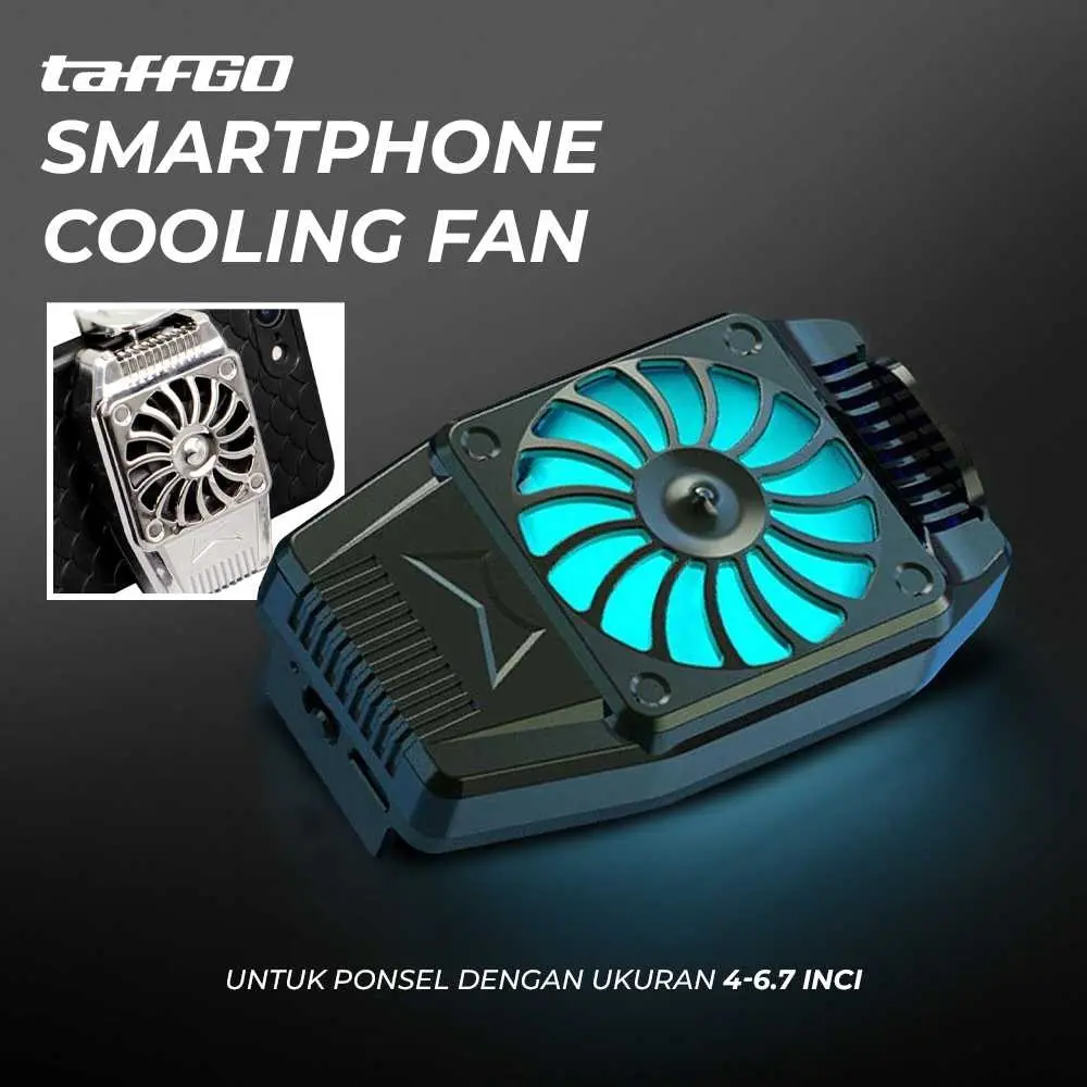 Smartphone Cooling fan Pad Kipas Pendingin HP Gaming Cooler Handphone