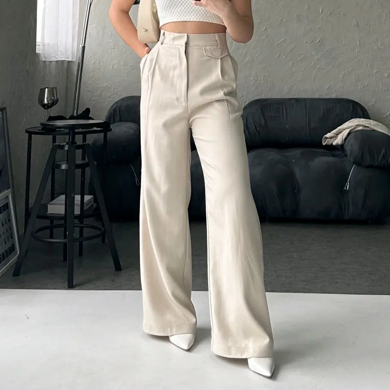 WE Collection - ORO PANTS - Loose Trouser Wanita - Celana Anti Kusut - Celana Wanita Kulot Panjang