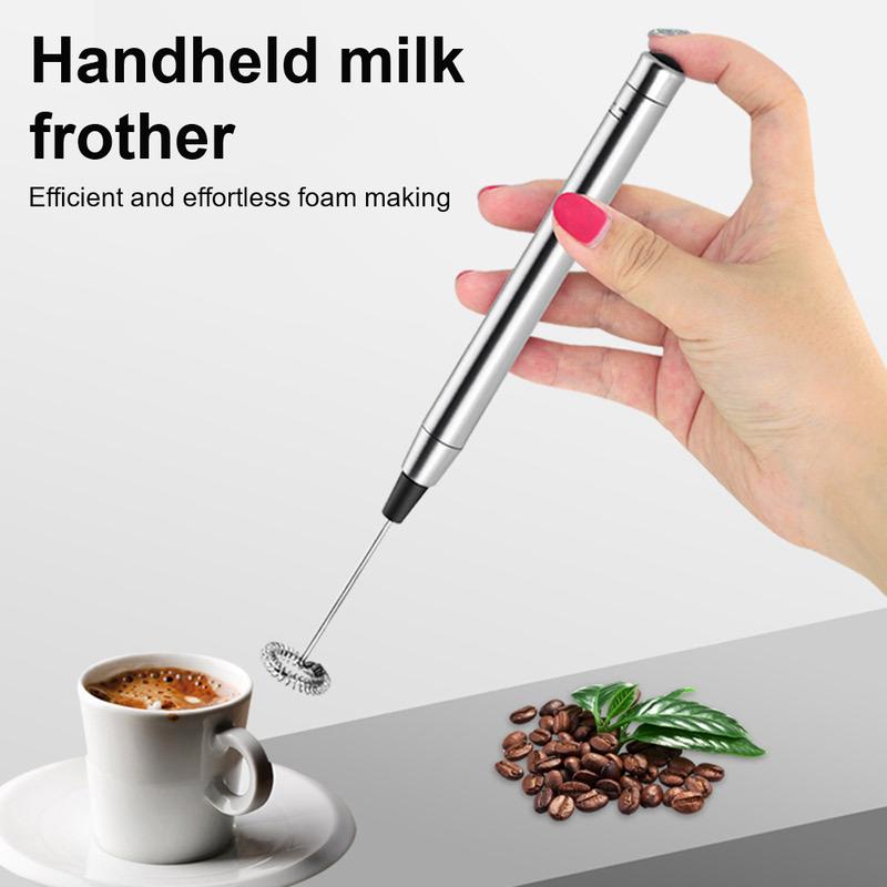 Product Introduction of Máy tạo bọt sữa, Máy tạo bọt bằng Điện cầm tay, Hoạt động bằng Pin, Thép không gỉ, Máy trộn đồ uống, Máy xay sinh tố, cho Cappuccino và Sô cô la nóng, Kích thước nhỏ Máy Đánh Bọt Máy Đánh Trứng 20