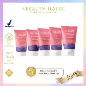 Nuface Nu Flawless BB Cream Hazelnut SPF 50 PA+++ 30gr - Produk Krim Wajah Anti-Aging & Anti-Penuaan Kulit