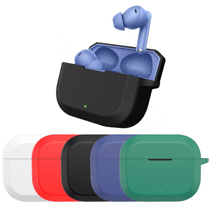 Ốp bảo vệ tai nghe silicone/TPU cho OPPO Enco Buds3s, chống sốc, kèm khóa chống thất lạc – phụ kiện