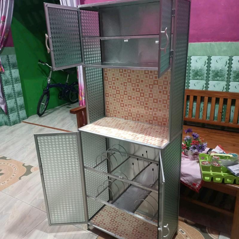 Rak piring mini alumunium/lemari piring mini/kurir toko/delivery only Jabodetabek 1