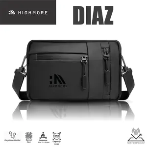 HIGHMORE DIAZ - Tas Selempang Pria Premium Waterproof [ HARGA PROMO ] Slingbag