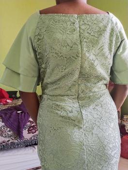 Product Review of Dress Brukat Amanda / Dress brukat / Dress wanita / Dress kondangan Cantik Casual Panjang Velvet Formal Sabrina Nyaman Pesta Mewah Gaun from M**a 1