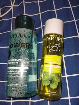 Product Review of 【Hoki Bundle】NPURE Paket Acne Face Toner Cica 150ml + Power Clear Micellar 300ml / Clear Pad 40pads + Power Clear Micellar 300ml / Melembabkan kulit / Mencerahkan / kulit berjerawat/ sensitif / Membersihkan debu polusi Kotoran / Exfoliating Wajah from k**i 0