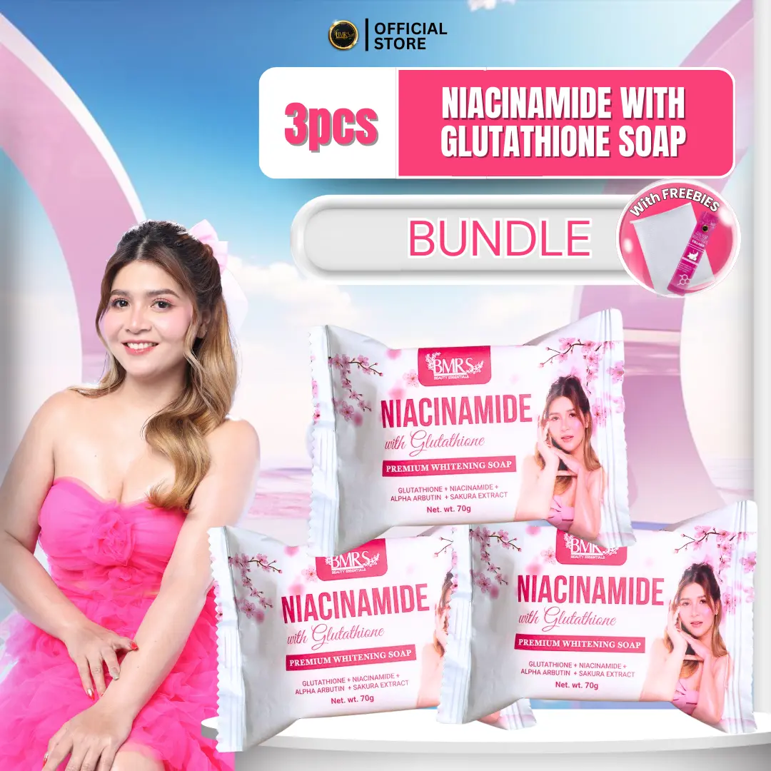3PCS BMRS NIACINAMIDE GLUTA PREMIUM WHITENING SOAP DRY SKIN,DARK SPOT,ACNE AND OILY SKIN Body 3PCS BMRS NIACINAMIDE GLUTA PREMIUM WHITENING SOAP DRY SKIN,DARK SPOT,ACNE AND OILY SKIN Body
