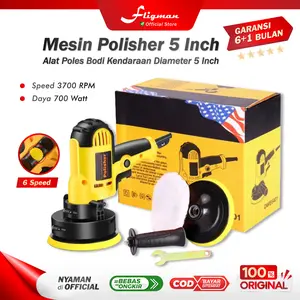 FLIGMAN Polisher 5 Inch 700 Watt | Mesin Poles Mobil dan Motor