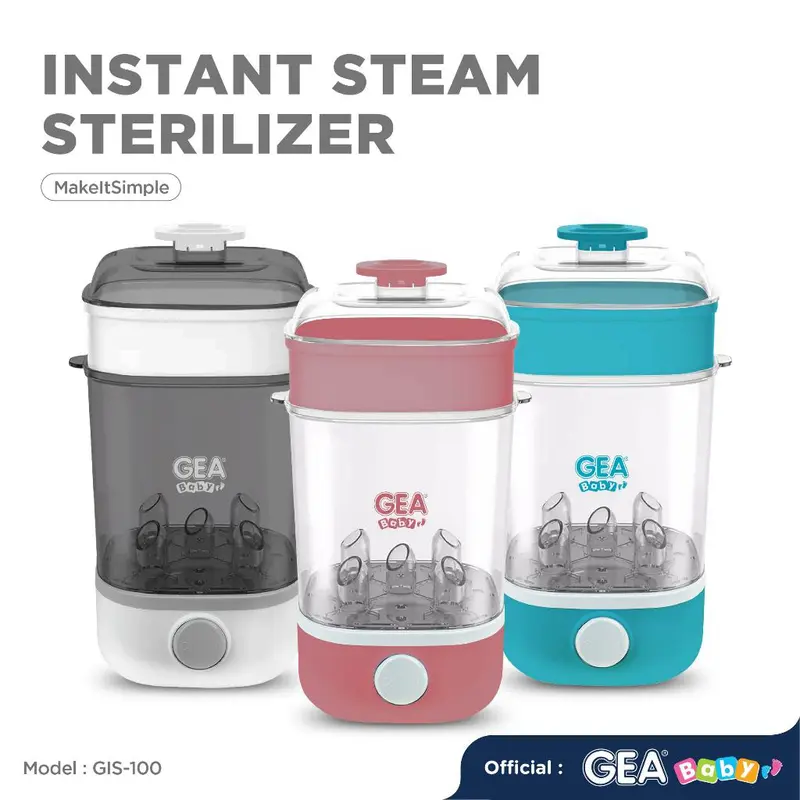 Gea Baby GIS100 Instant Steam Sterilizer | Sterilisasi Uap Botol Bayi 1
