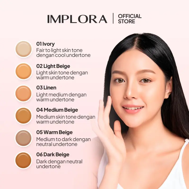 IMPLORA Healthy Glow Cushion 13gr - Lightweight Feels | UVA/UVB Protection | Medium To High Coverage Concealer Foundation 2