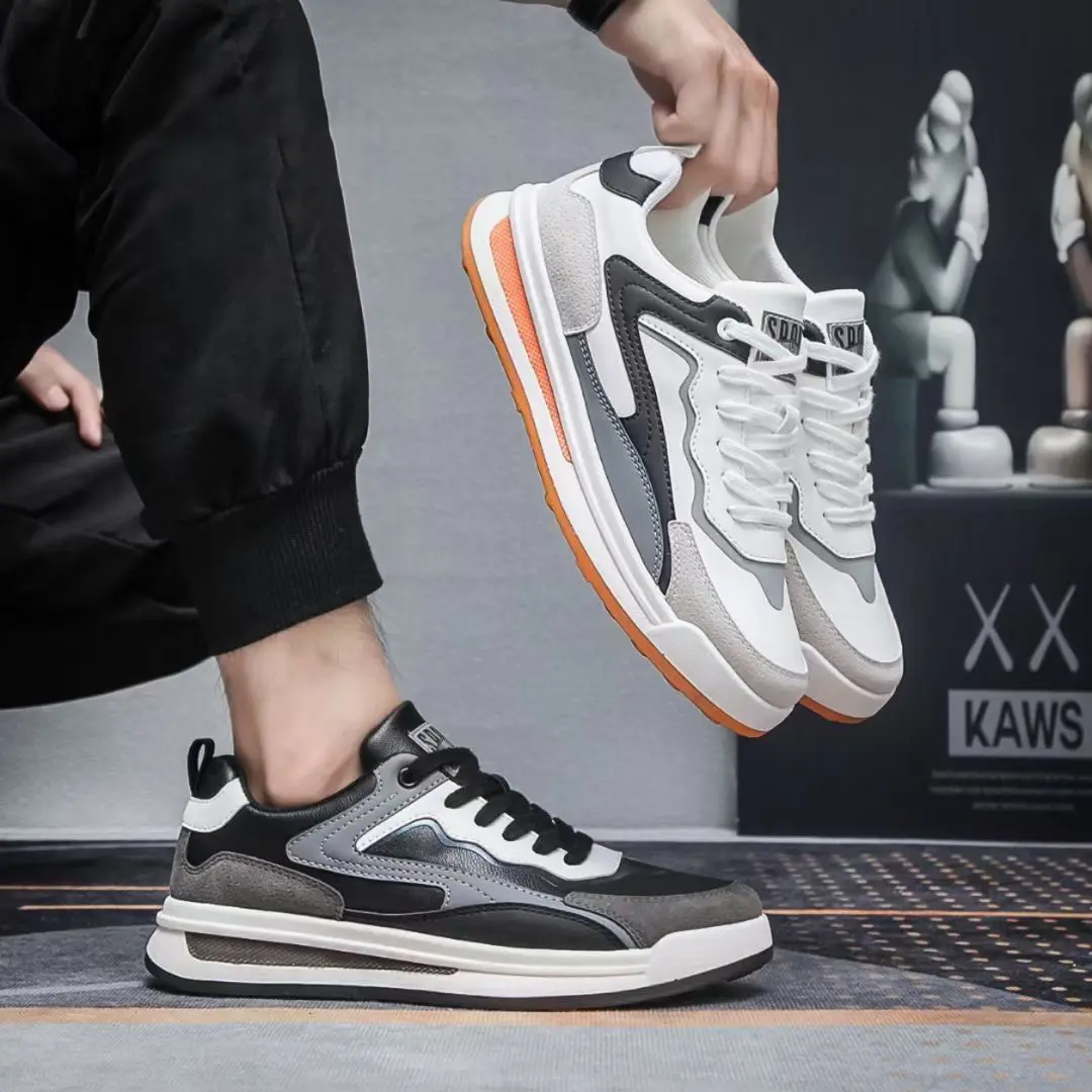 PANARYBODY Sepatu karet casual cowok pria sport shoes kasual keren sneakers  ringan berkualitas nyaman digunakan kerja maupun olahraga Round Toe Tanpa Hak Datar Musim panas Musim dingin JZ221