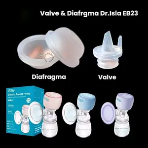 Valve & Diafrgma Corong Dr.Isla EB23 / Sparepart pompa asi dr.isla Eb23 / Valve dr.isla Eb23 / Diafrgma dr.isla eb23 / Co inirong pompa asi dr.isla eb23 / valve1 rounded orange1 Pump