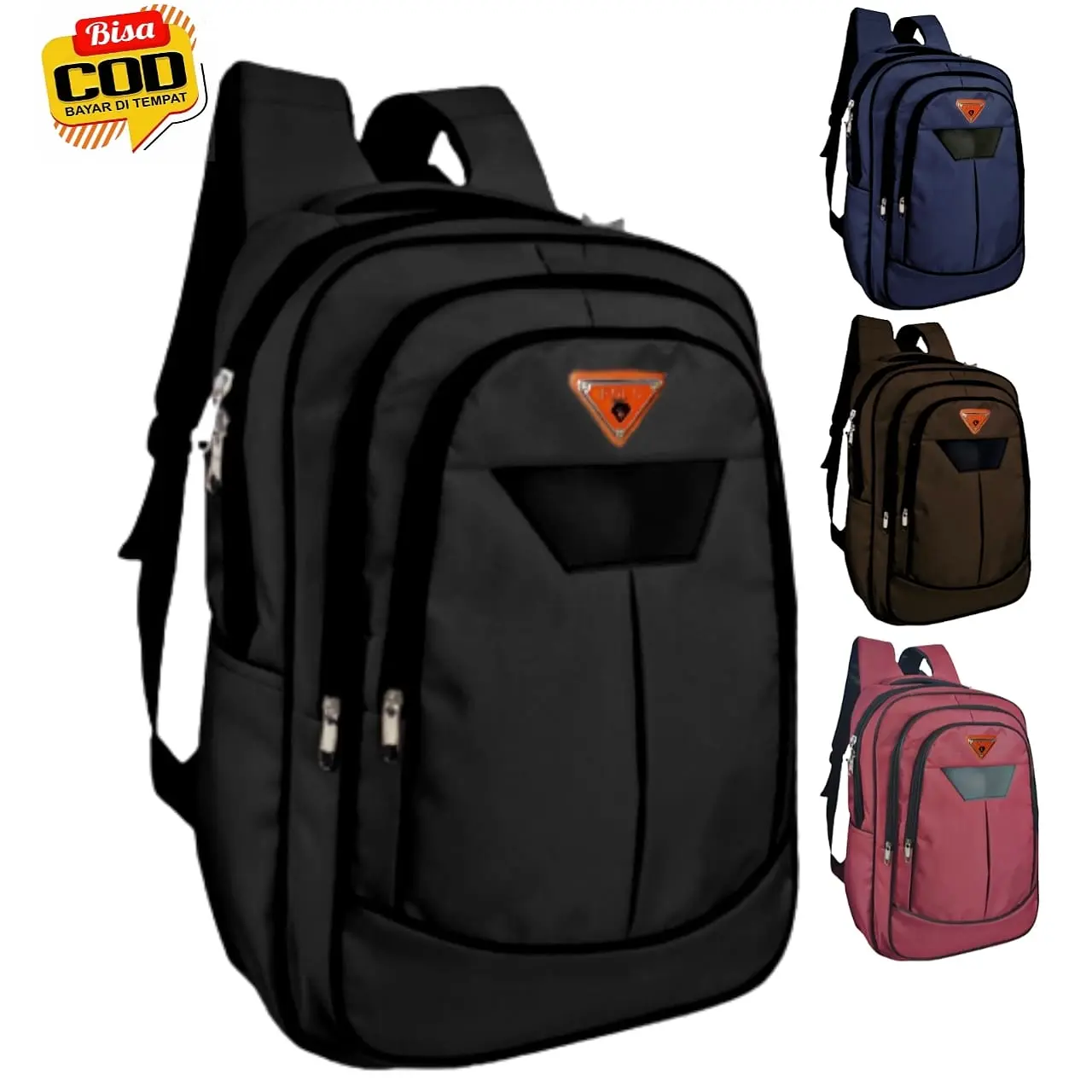 TAS RANSEL POLO PRIA TERBARU LAPTOP GENDONG REMAJA DEWASA Kanvas