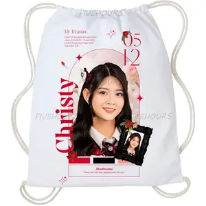 Tas Serut Jkt48 Stringbag Sekolah Olahraga Travel Bisa Custom Gambar Wanita