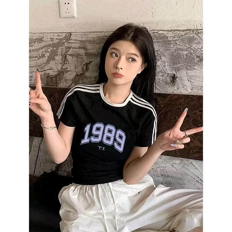 Crop Top Wanita LIST TRIAL knit RIB ( LD 80 40) 2
