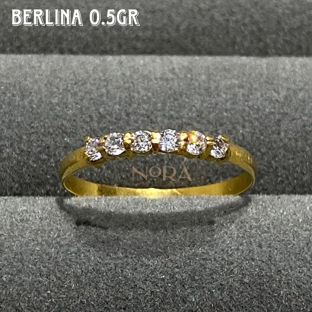 Cincin Berlina • Berat 0.5gr • Emas Muda • D’Nora