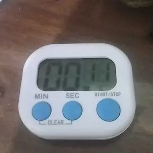 Mika Living LCD Digital Magnetic Timer Masak Dapur Biru Putih Hijau Pink Stopwatch Alarm Kichen Timer Bermagnet Standable & Magnetik