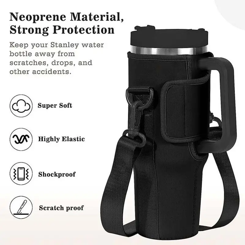 Tas Termos Tumbler Sarung Botol Minum Elastis dengan Tali Stanley 8