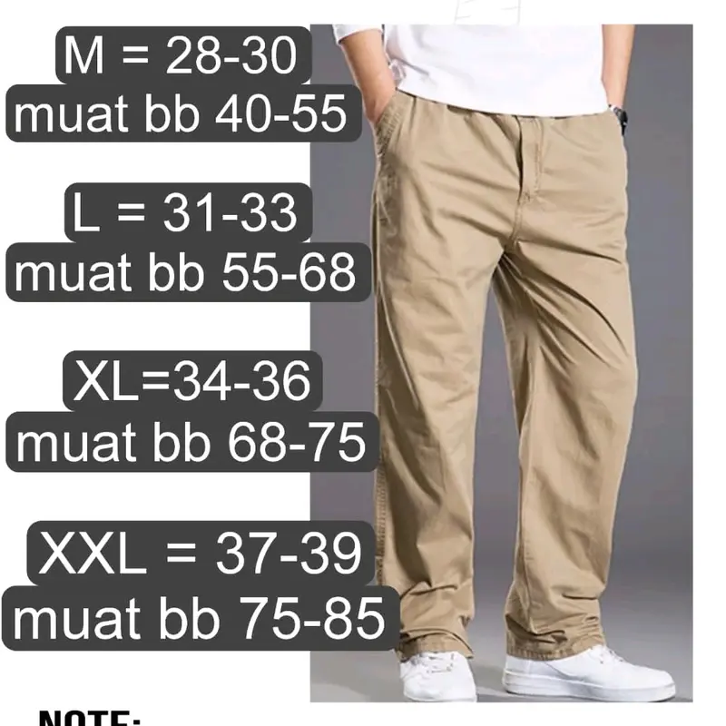 M-XXL CELANA PANJANG Elegant PRIA DEWASA CELANA SAM PREMIUM  Pas Trousers Kantong Stretch Twill Katun Chino Cowok Fit Casual Hitam Formal celanachinos Kerja Distro Kantor Santai Keren 8