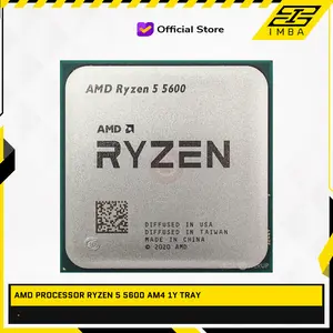 AMD PROCESSOR RYZEN 5 5600 AM4 1Y TRAY