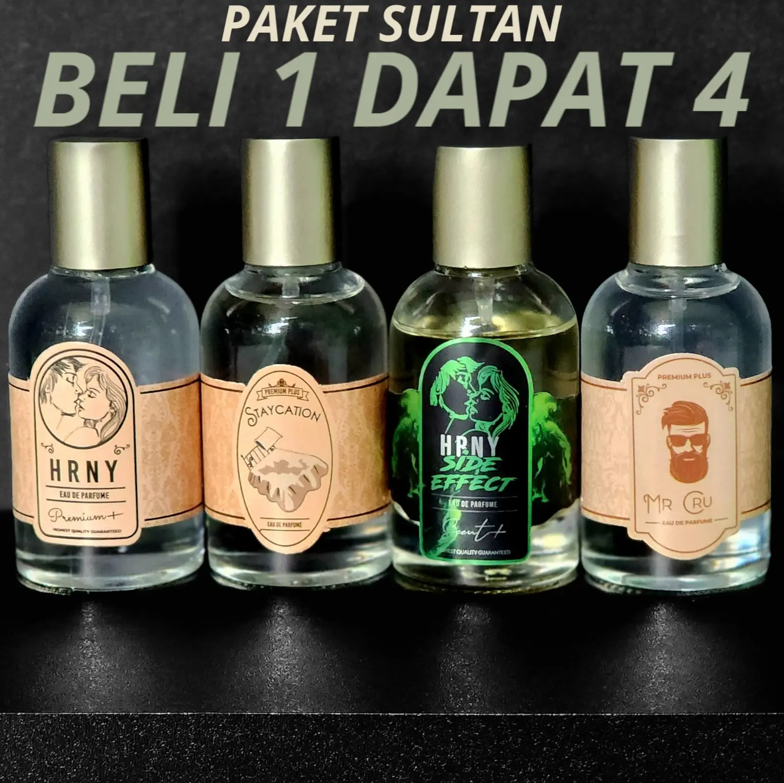 PARFUM VIRAL BELI 1 DAPAT 4 PREMIUM PLUS MR CRSH HRNY SIDE ...
