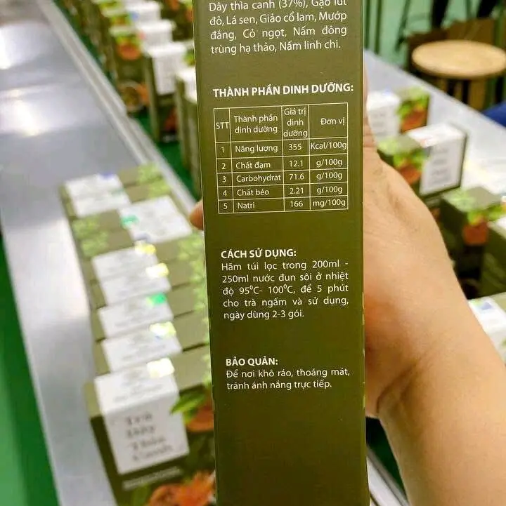 4 hộp trà đông trùng dây thìa canh hộp 30  túi lọc tốt cho người tiểu đường 4