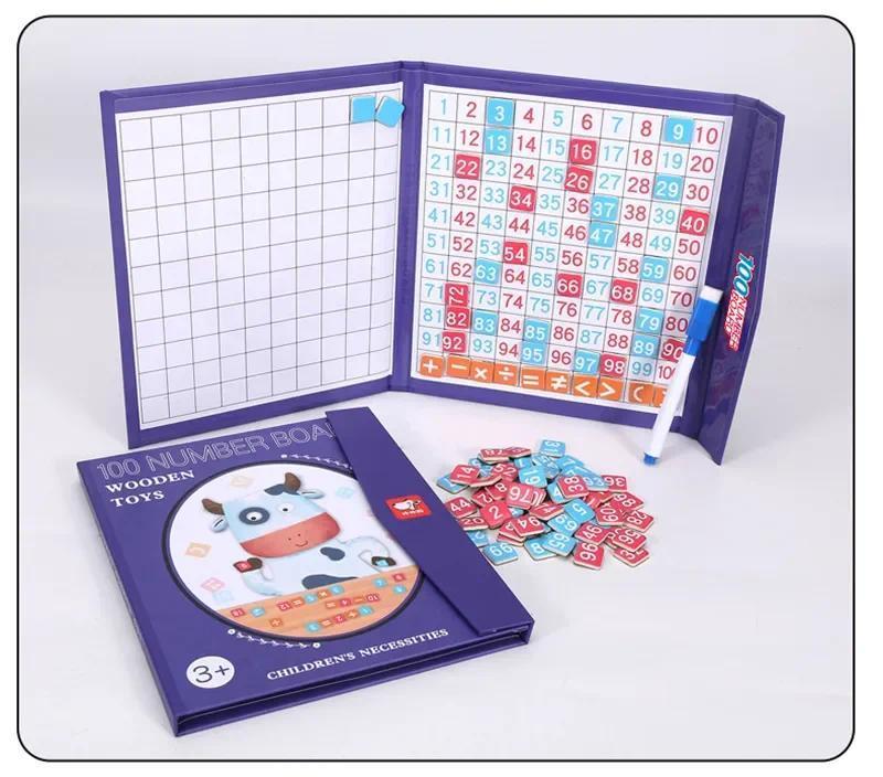 Product Introduction of Hundreds of magnetic puzzle pieces, pinyin puzzle pieces, children's early education puzzle toys, pen control training, baby gifts 3