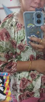 Product Review of Atasan Rayon Top Sabrina Baju Atasan Serut Top Atasan 3/4 Busui Karet from L**🌿 1